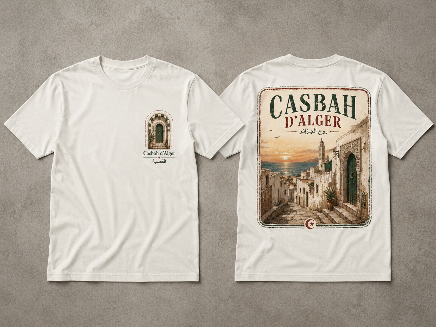 T-shirt Casbah d’Alger — Collection Vintage