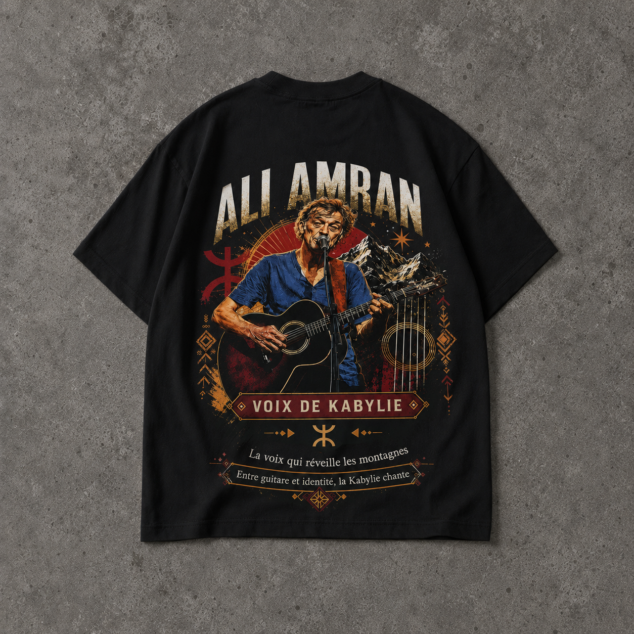 T-shirt Oversize Ali Amran – Voix de Kabylie