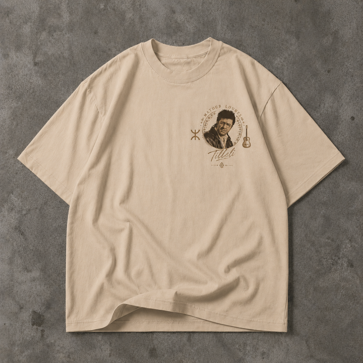 T-shirt Oversize Matoub Lounes – Édition Tillel