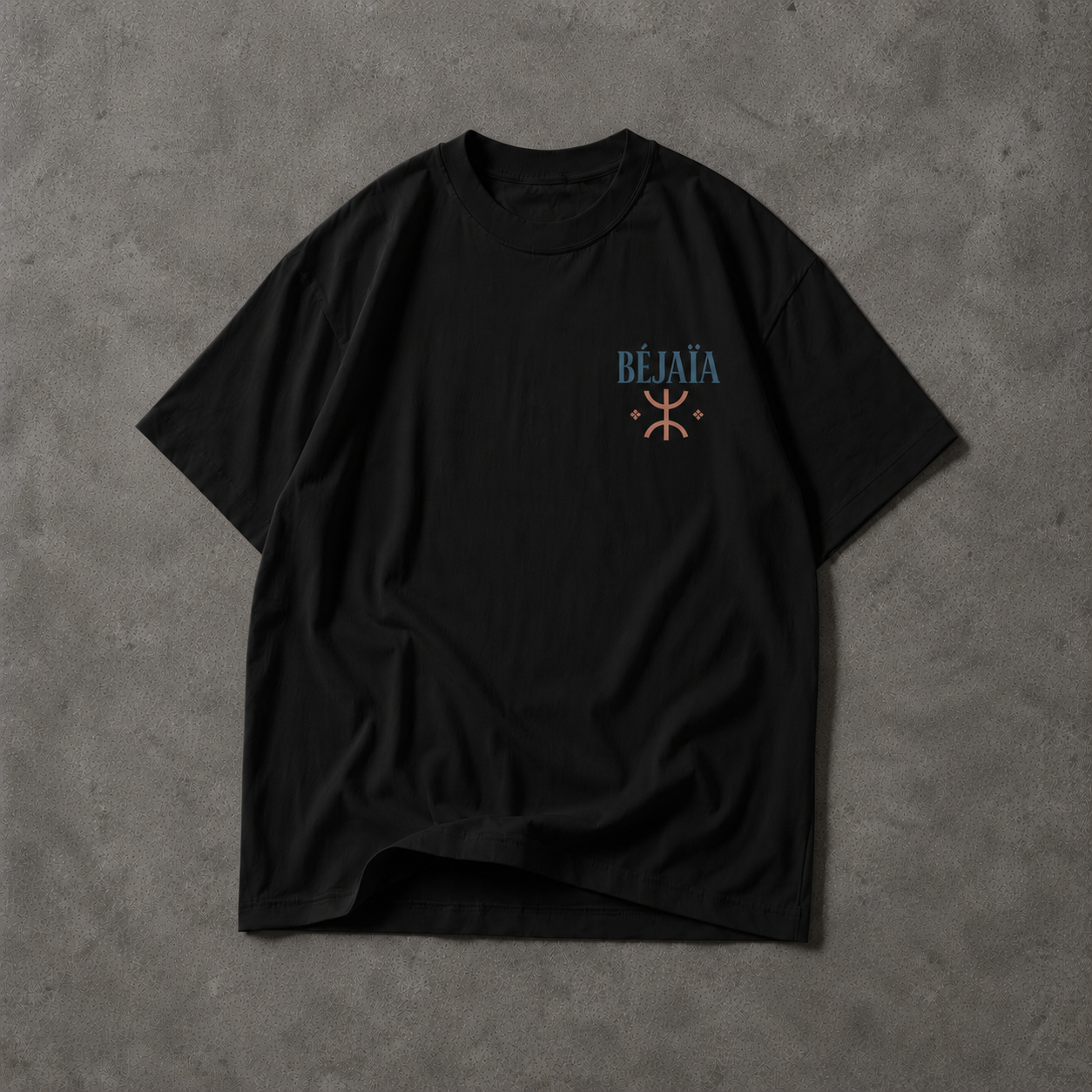 T-shirt Oversize Béjaïa La Kabylie — Coton Premium