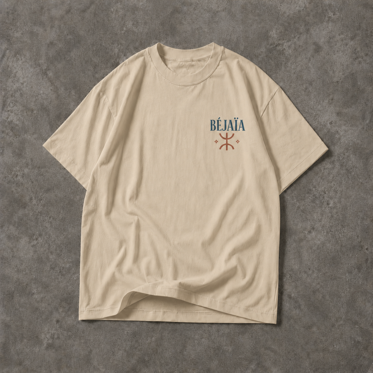 T-shirt Oversize Béjaïa La Kabylie — Coton Premium