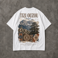 T-shirt Oversize Tizi Ouzou La Kabylie — Coton Premium