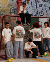 T-shirt Algérie Fan Edition – Blanc Cassé