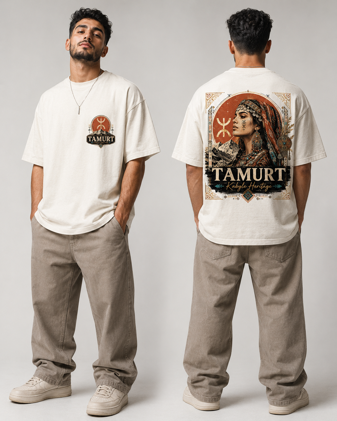 T-shirt TAMURT — Kabyle Heritage