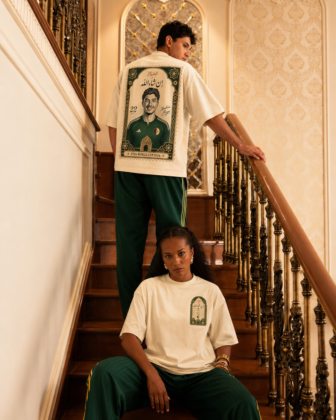 T-shirt Oversize Héritage – Édition Maza