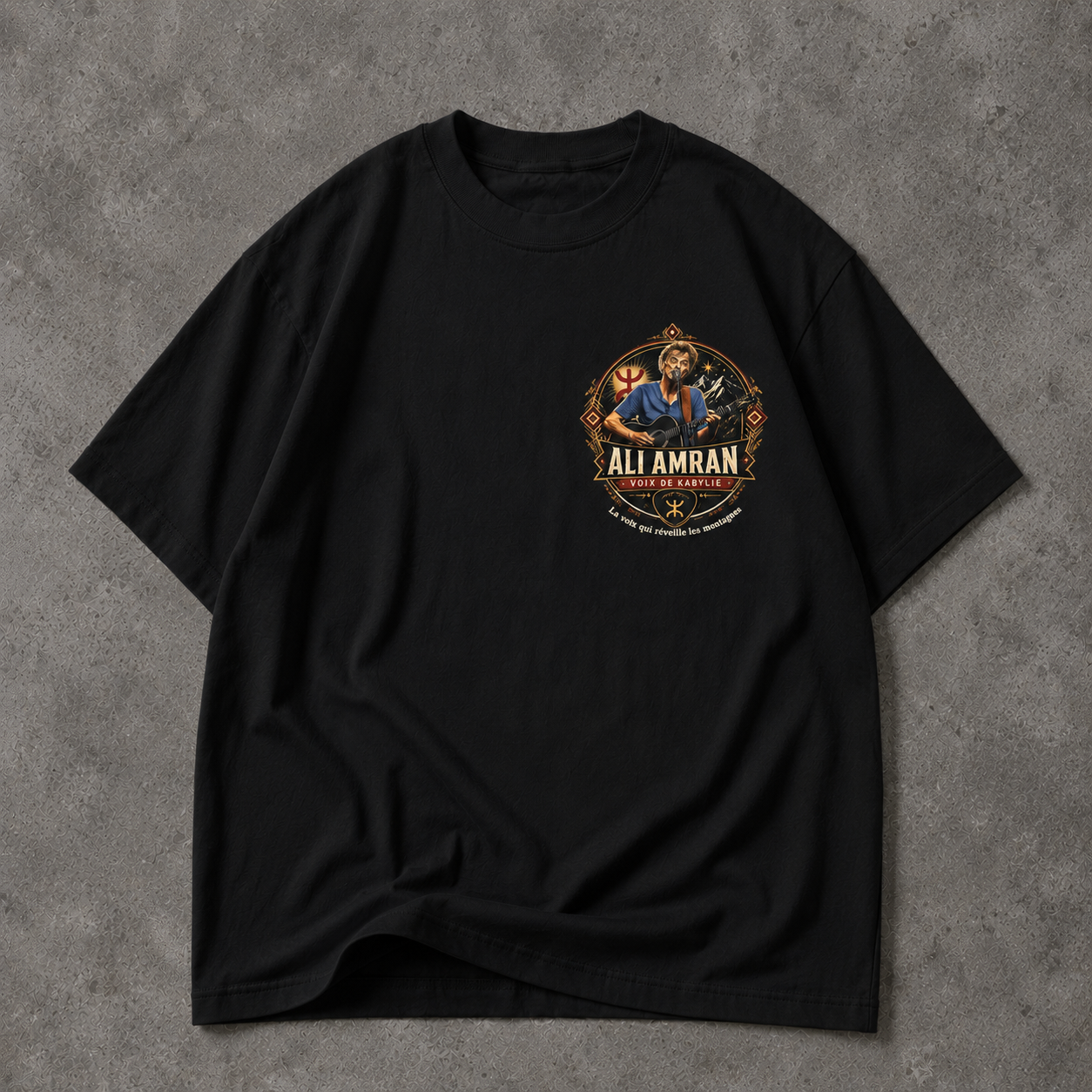 T-shirt Oversize Ali Amran – Voix de Kabylie