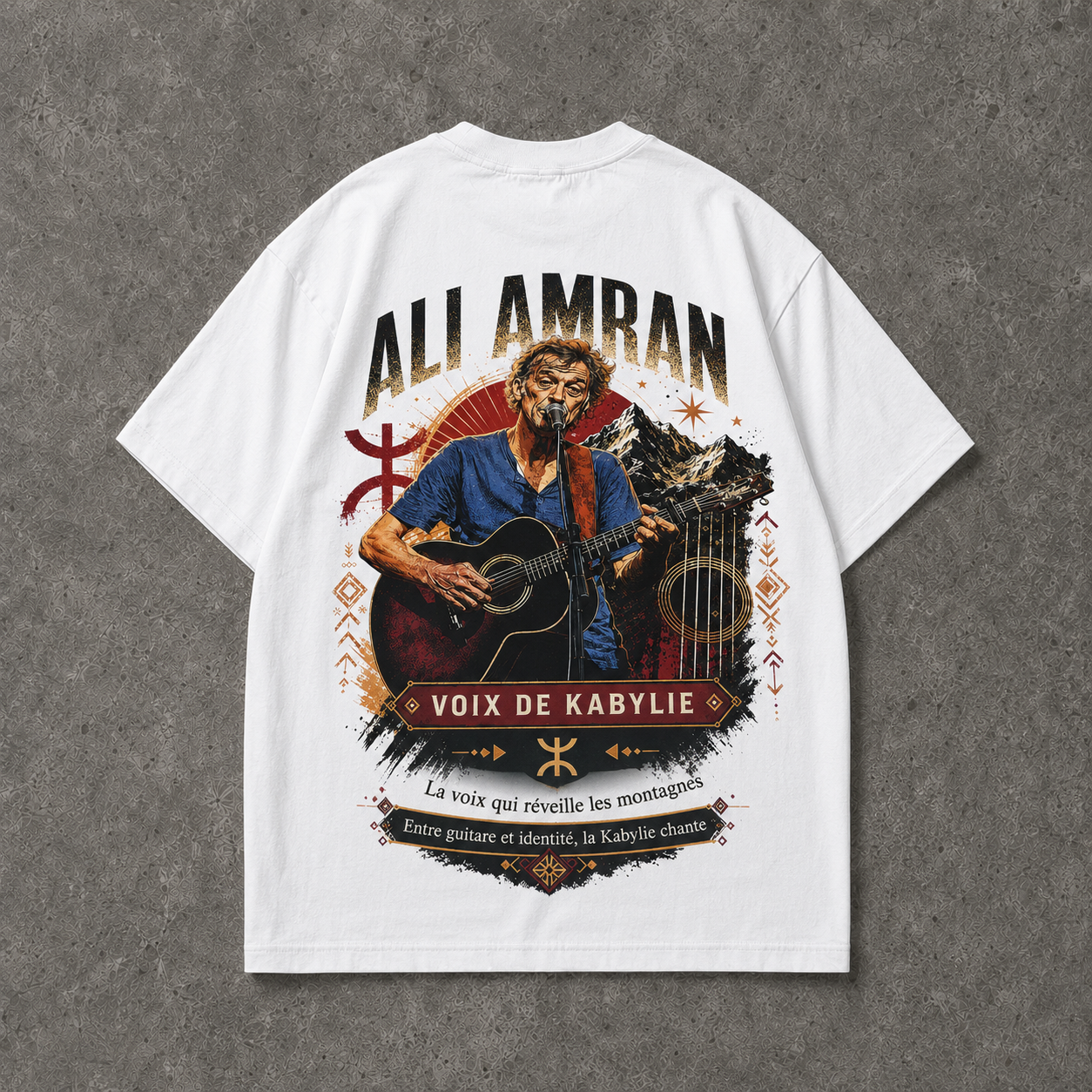 T-shirt Oversize Ali Amran – Voix de Kabylie