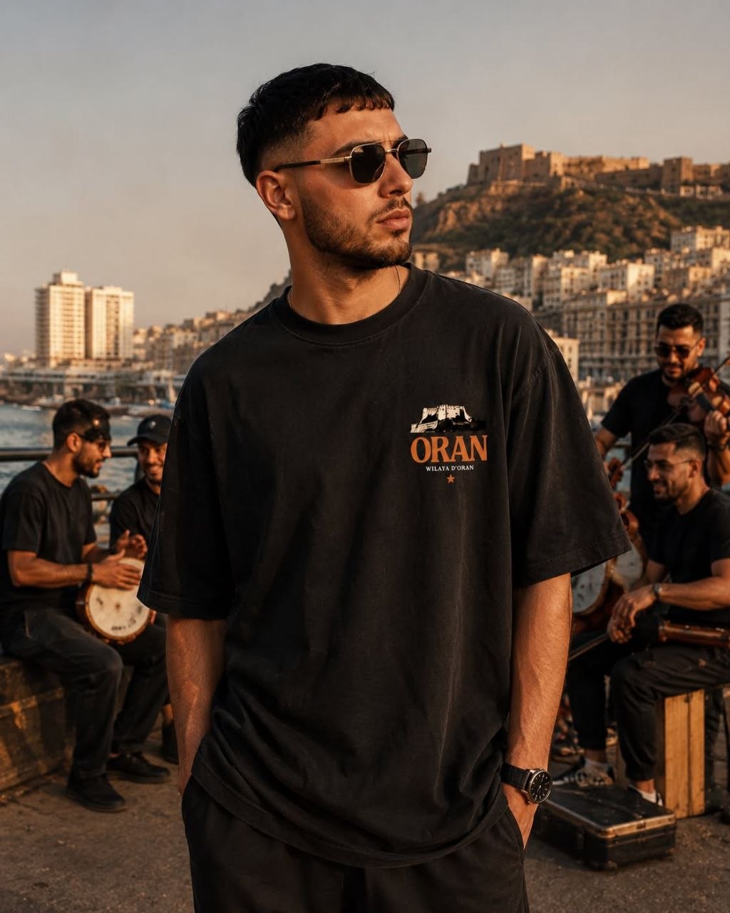 T-shirt Oversize Oran— Coton Premium
