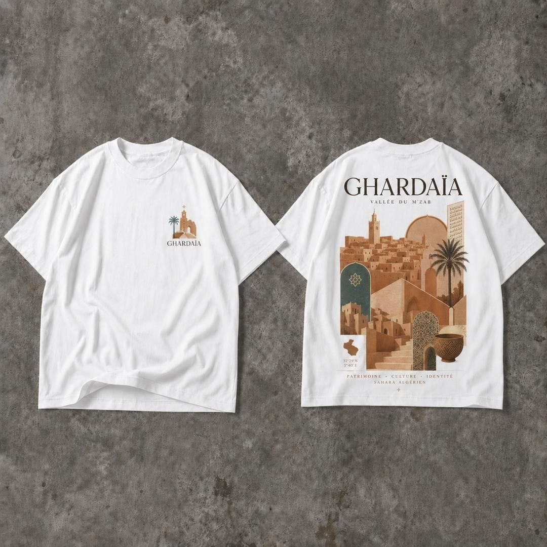 T-shirt Oversize Mostaganem — Coton Premium