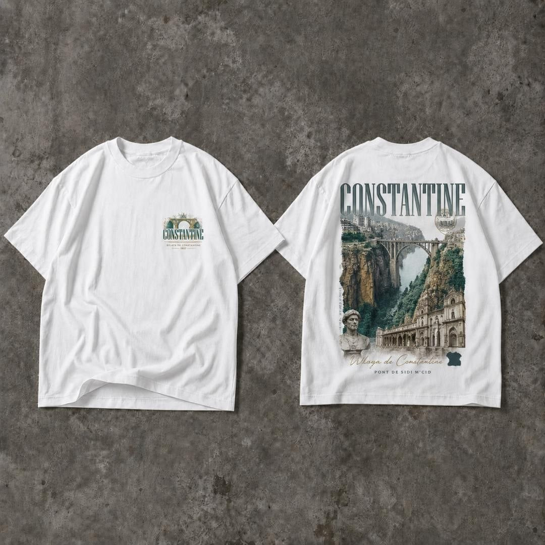 T-shirt Oversize Constantine — Coton Premium