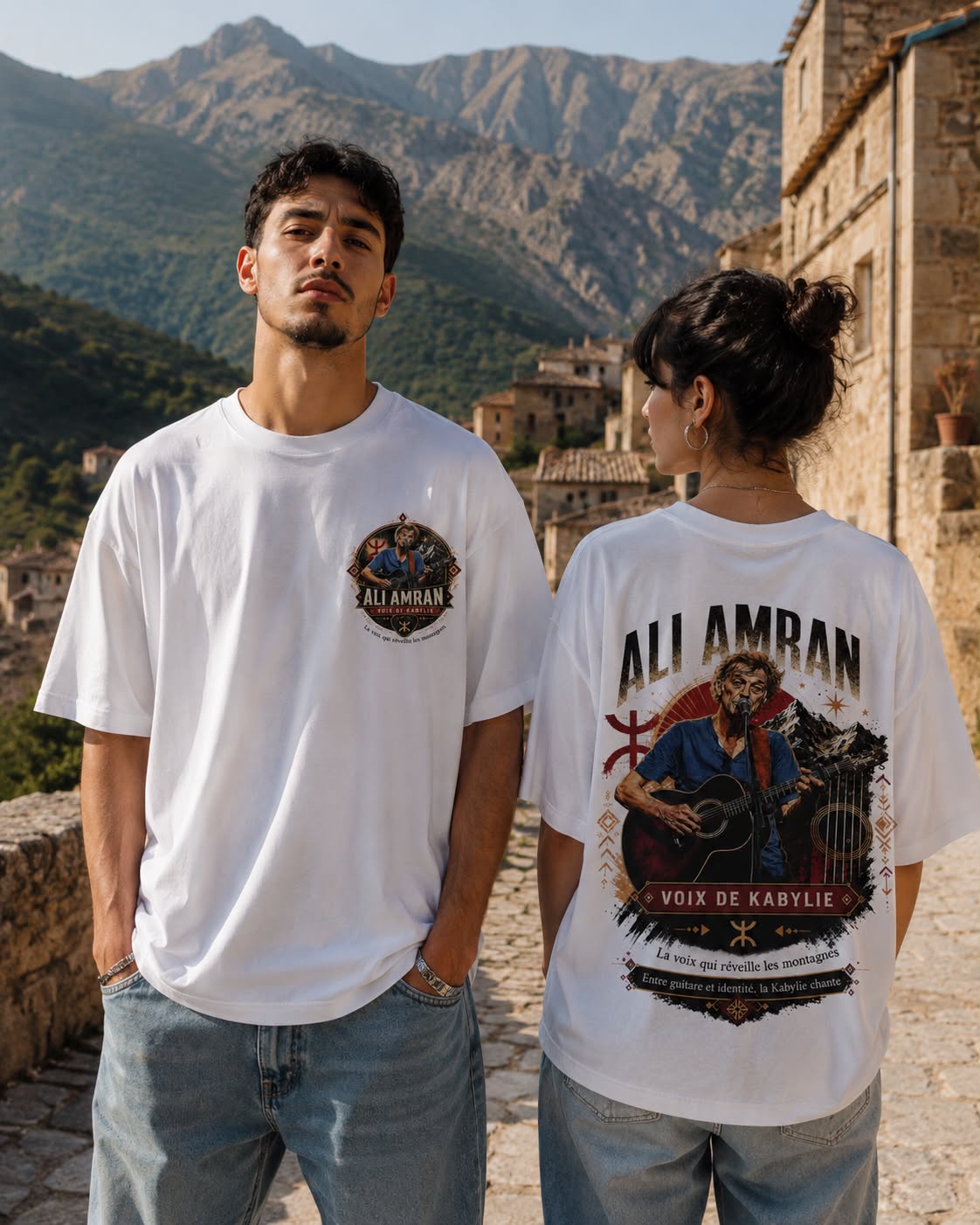 T-shirt Oversize Ali Amran – Voix de Kabylie