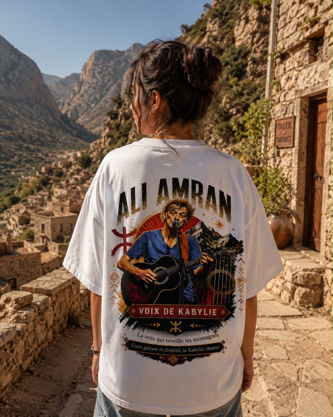 T-shirt Oversize Ali Amran – Voix de Kabylie